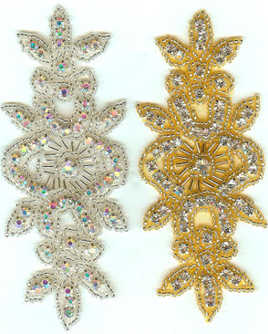1193 Iron on Rhinestone Applique